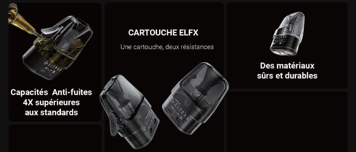 Remplissage de la cartouche ELFX par Elfbar